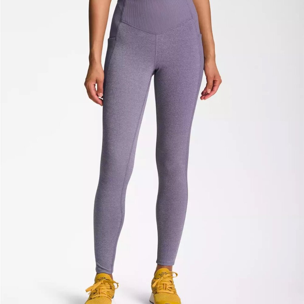 The North Face Dune Sky Pocket Leggings UPF 40+ Size XXL in Lunar Slate Heather - Picture 1 of 11